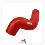 600010035 شیلنگ اینتر کولر دوخم بنز ده تن جدید (سیلیکون ) (2)