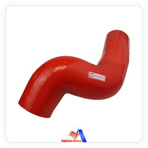 600010035 شیلنگ اینتر کولر دوخم بنز ده تن جدید (سیلیکون ) (2)